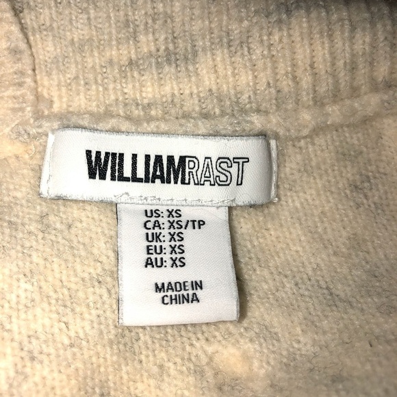 WILLIAM RAST Ivory Acrylic Alpaca Blend Sweater - Picture 6 of 7